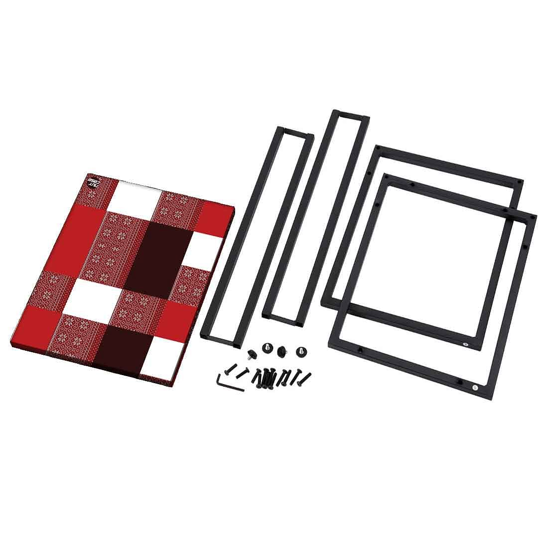 Metal Sofa C Table - Box Pattern - Image 8
