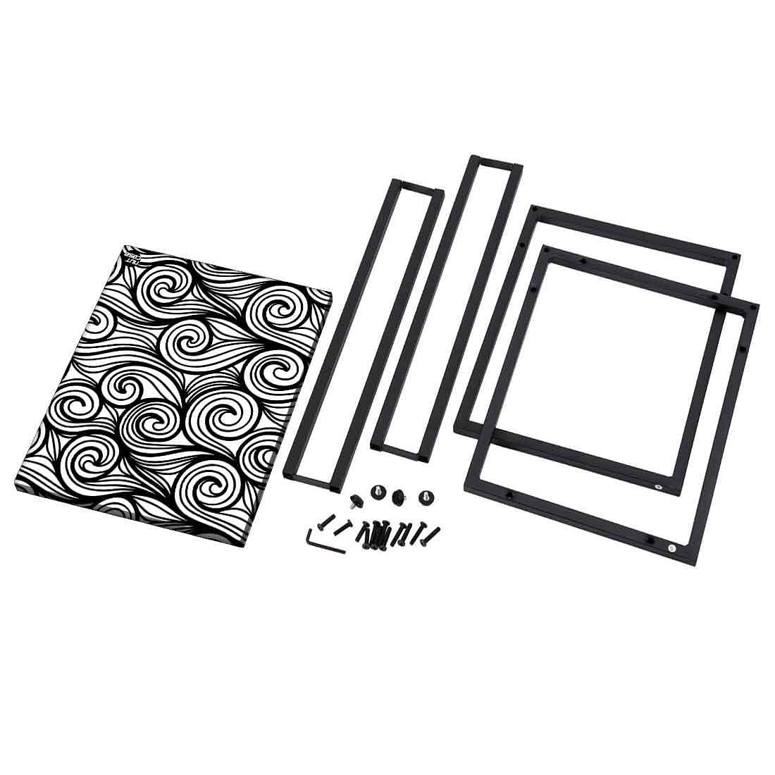 C Shaped Laptop Table For Sofa -Waves Pattern - Image 8