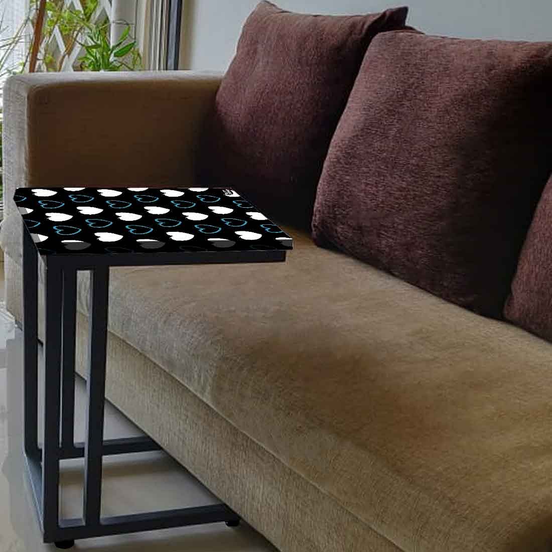 Beautiful Metal Sofa C Table - Heart - Image 3