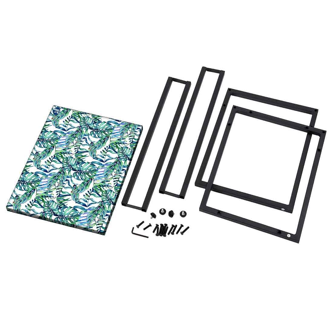 Designer Bedside C Table - Green Tropical Leaf - Image 8