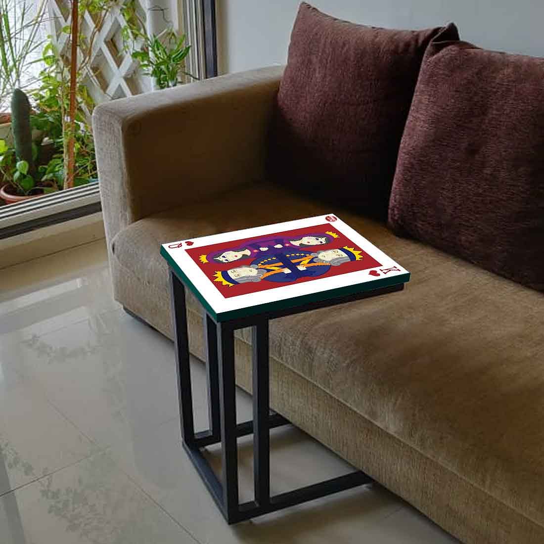New Black C Side Table - King Queen