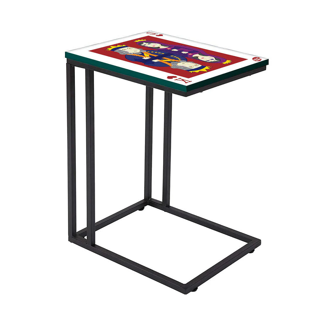 New Black C Side Table - King Queen - Image 2