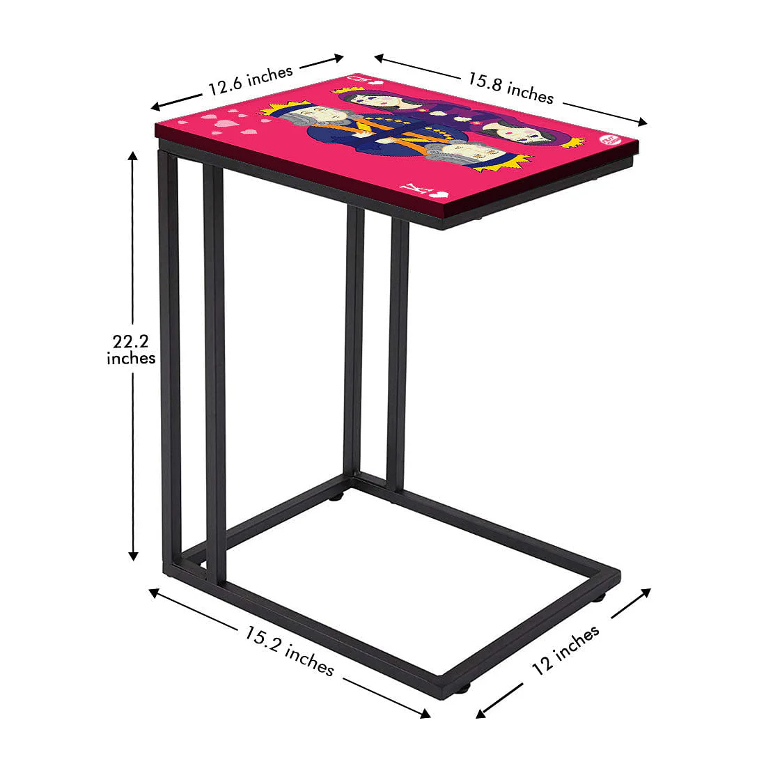 New Designer Metal C Table - Queen King - Image 5
