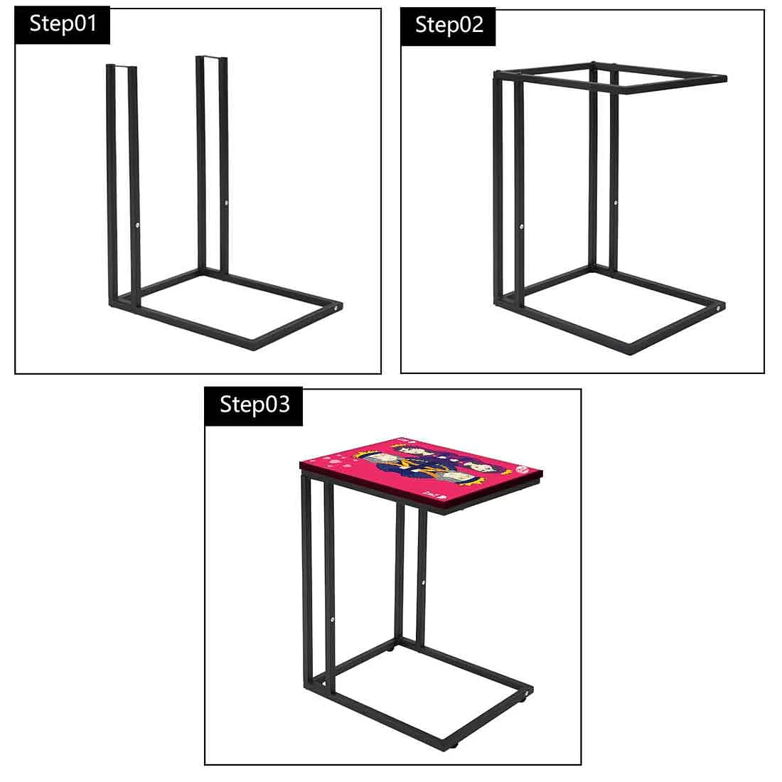 New Designer Metal C Table - Queen King - Image 7