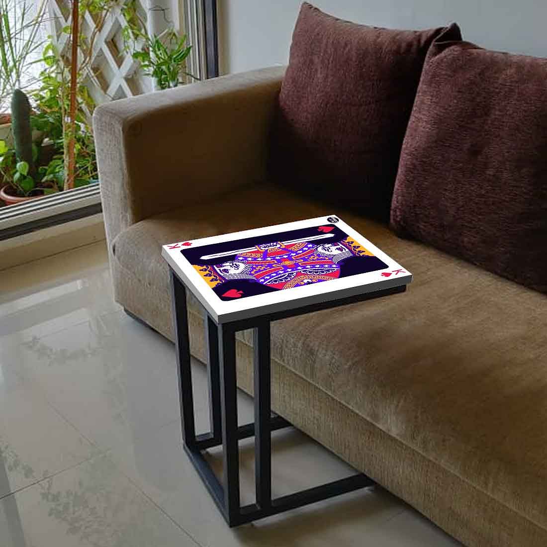 Amazing Black C Side Table - King (Purple)