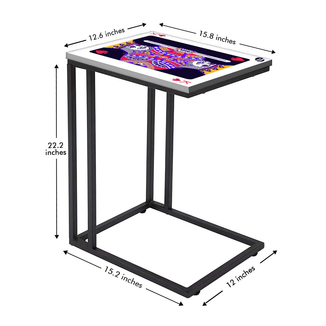 Amazing Black C Side Table - King (Purple) - Image 5