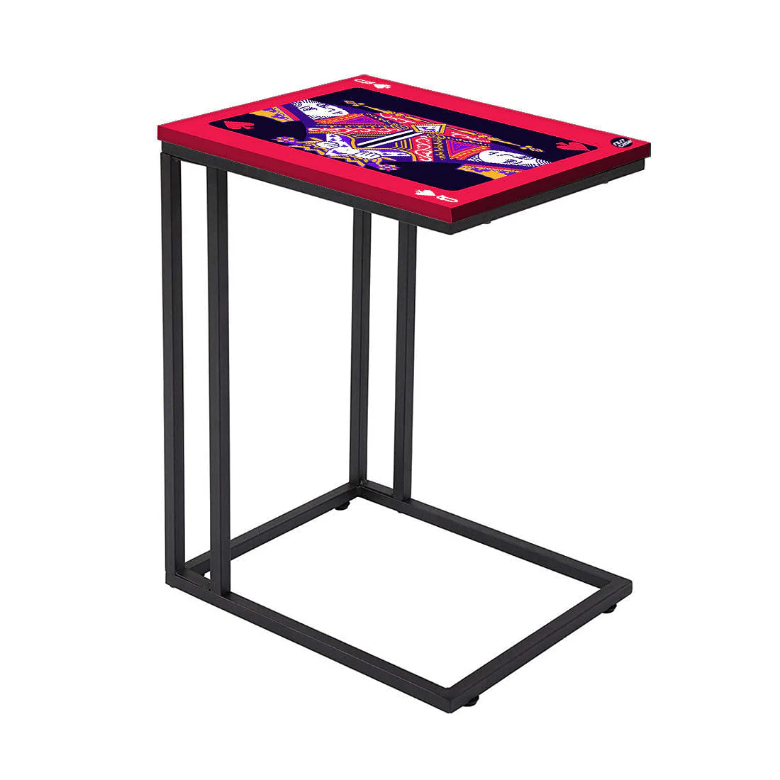 Modern Designer Metal C Table - Queen (Pink) - Image 2