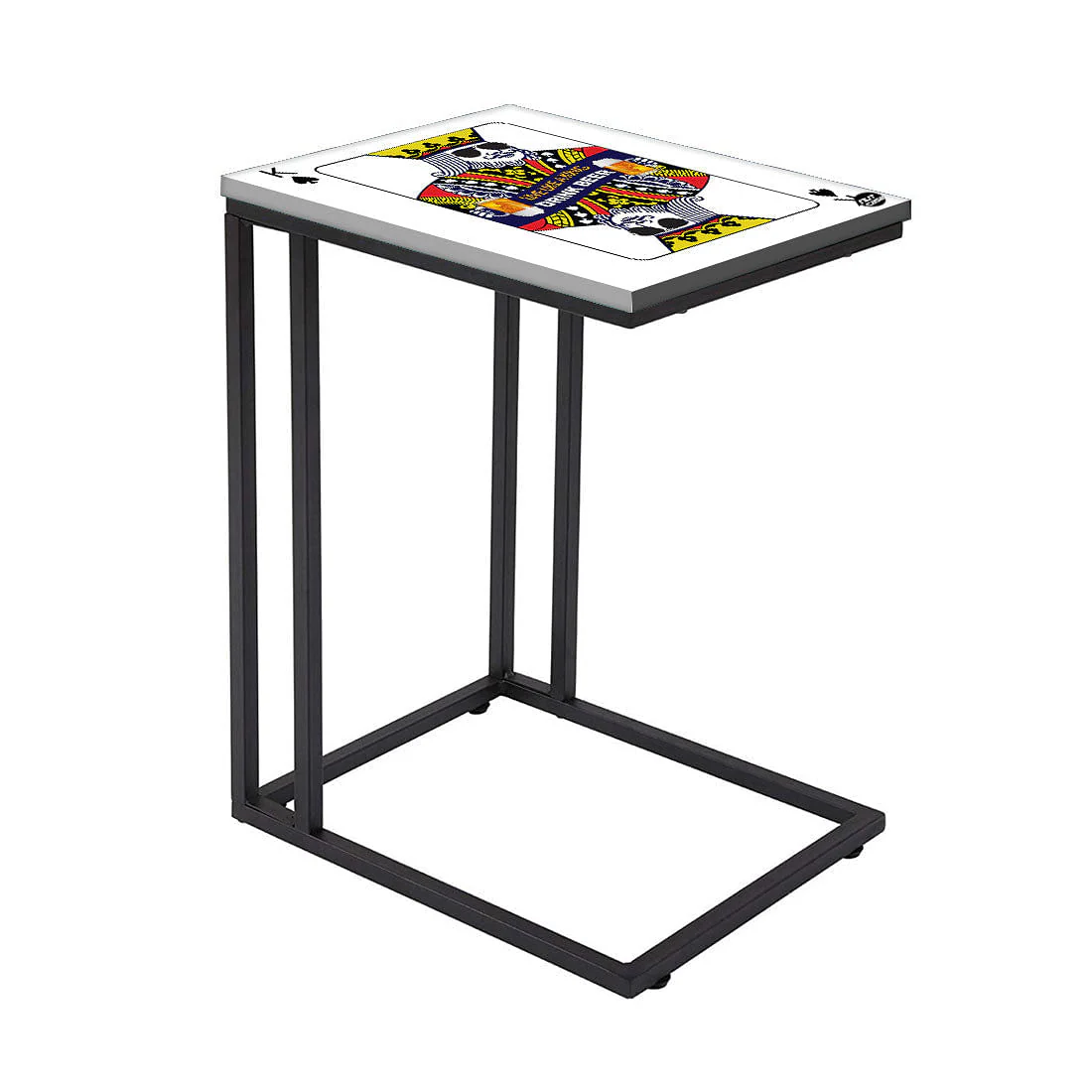 Modern Black C Side Table  - King - Image 2
