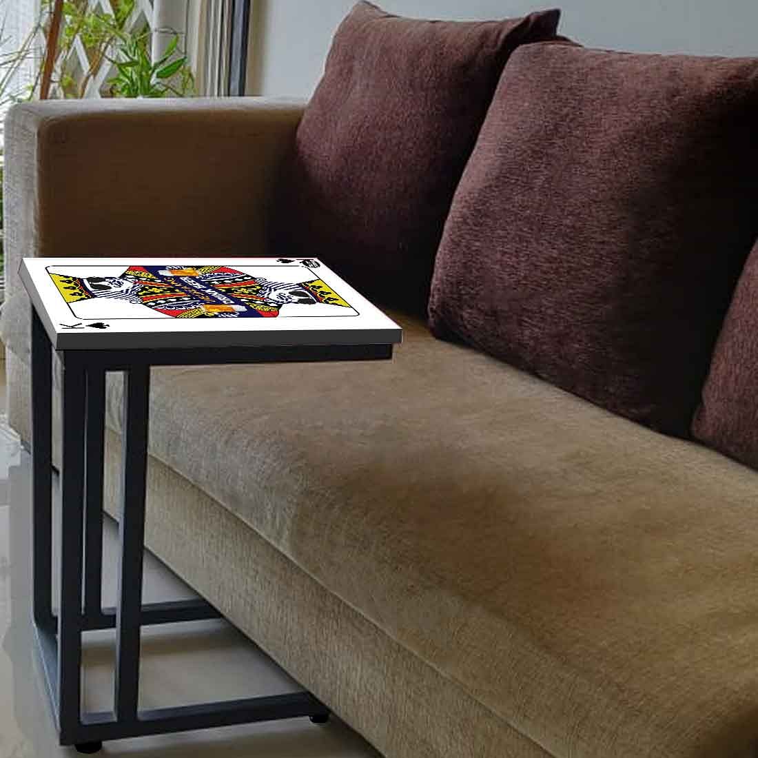 Modern Black C Side Table  - King - Image 3