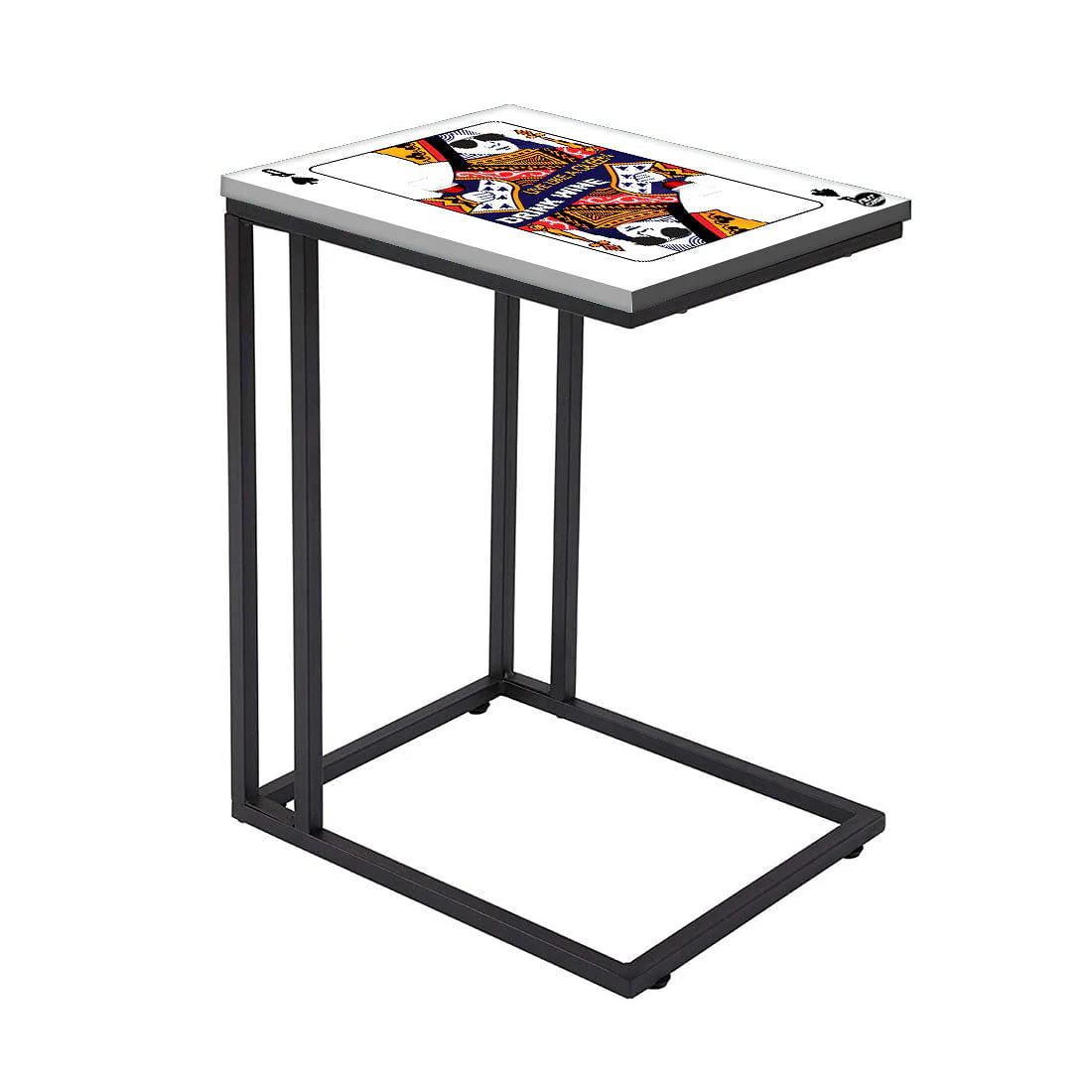 White Metal C Table For Sofa  - Queen - Image 2