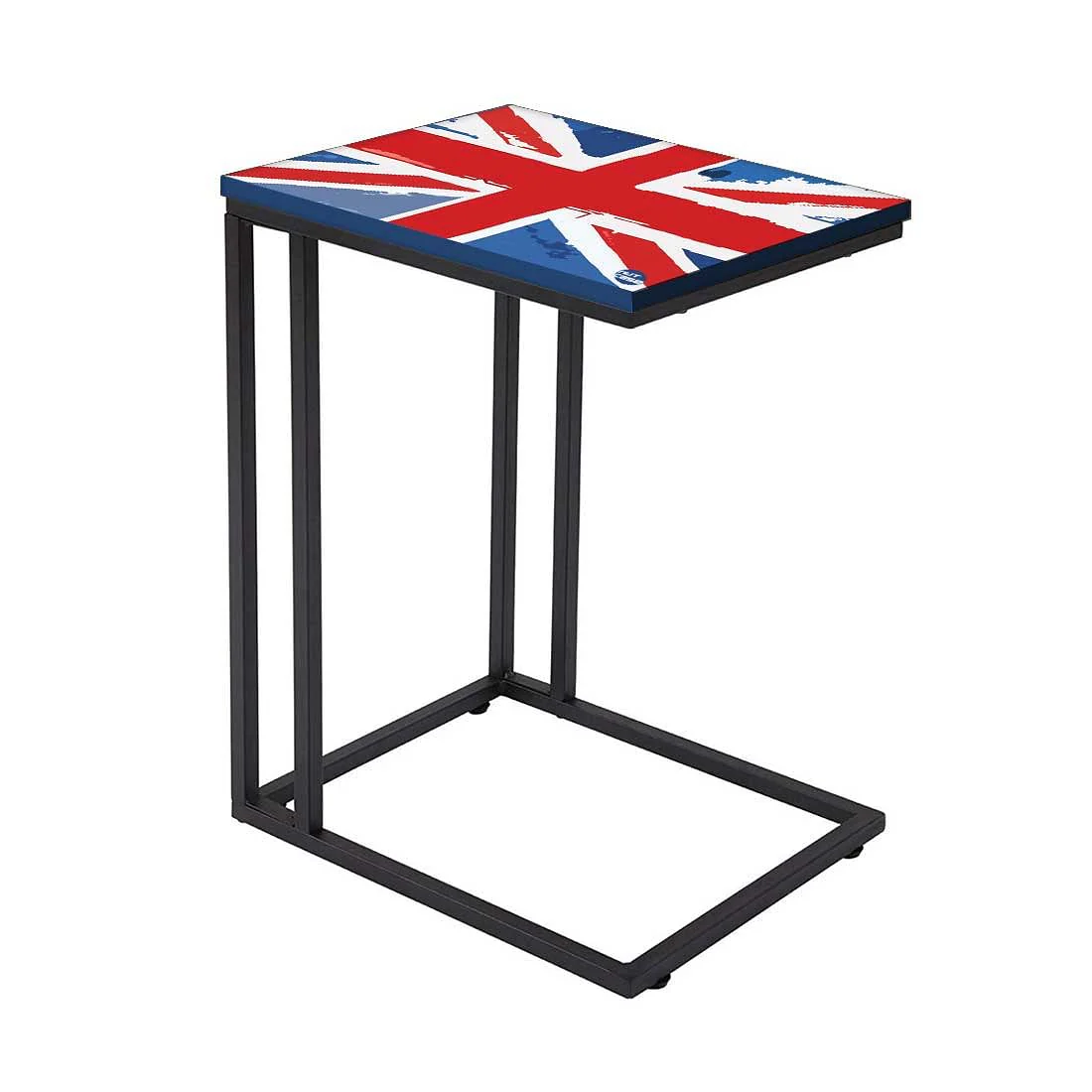 C Shaped End Table For Sofa - British Flag - Image 2