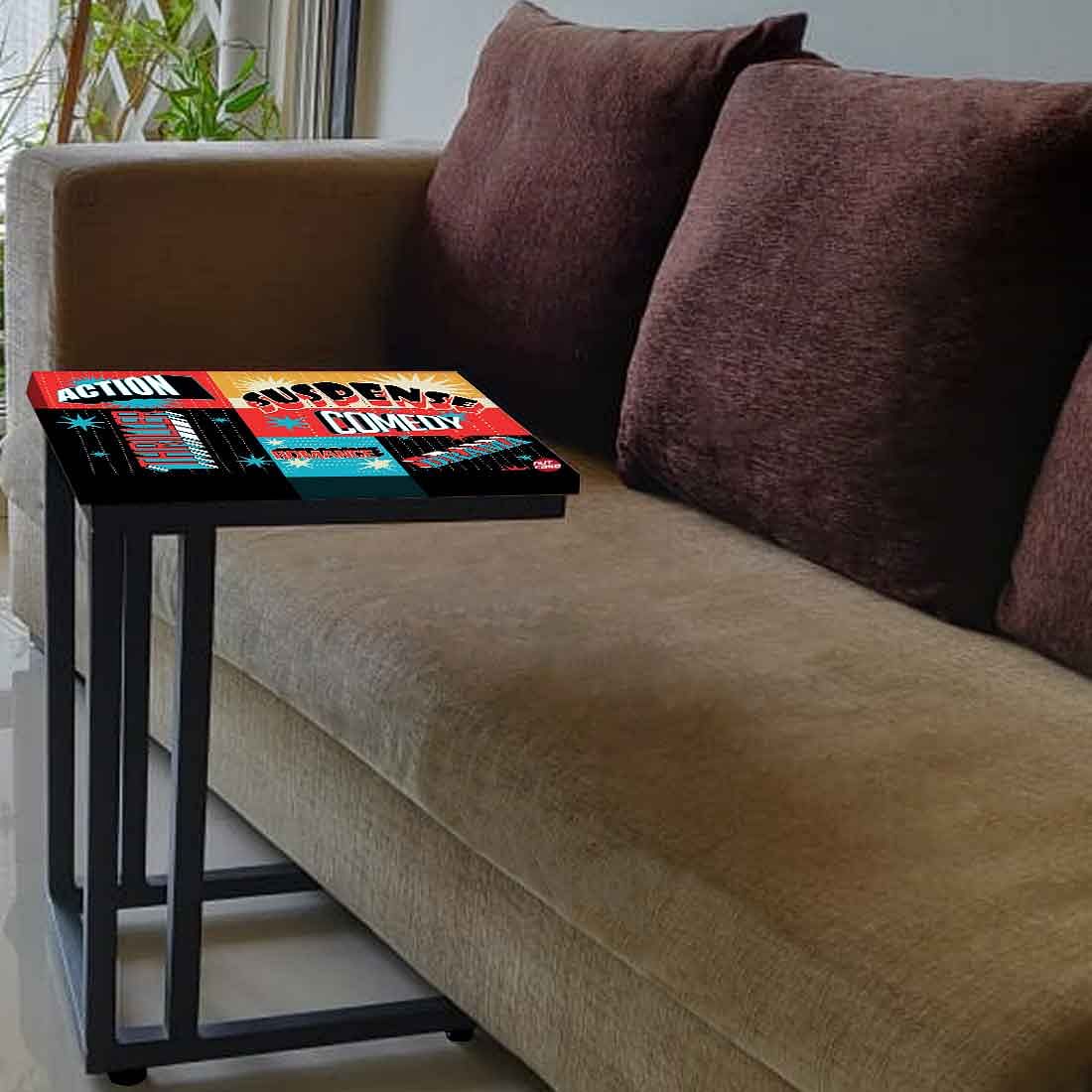 Designer C Shaped End Table - Suspense Comedy - Image 3