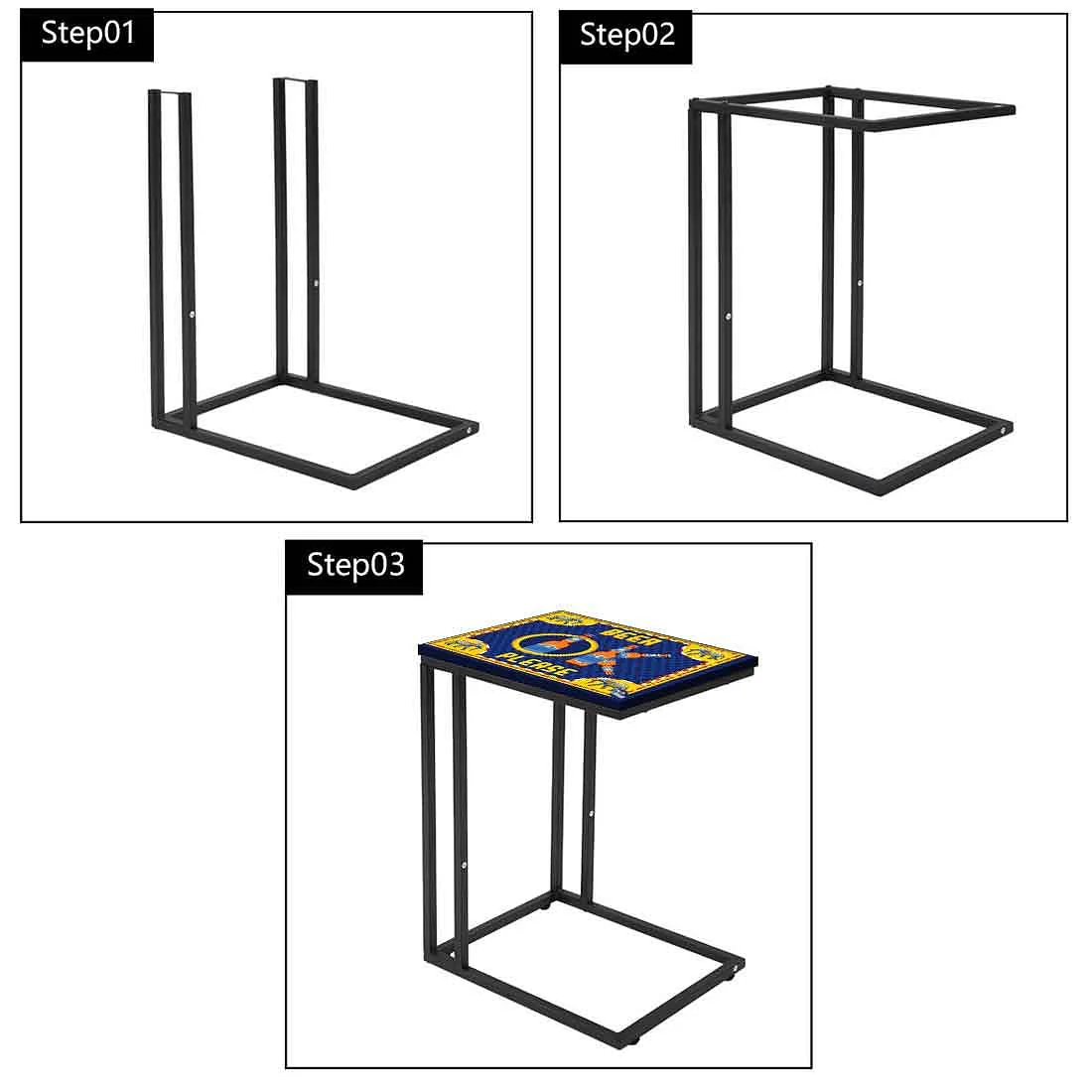 C Shaped End Table For Sofa - Beer Please - Image 7