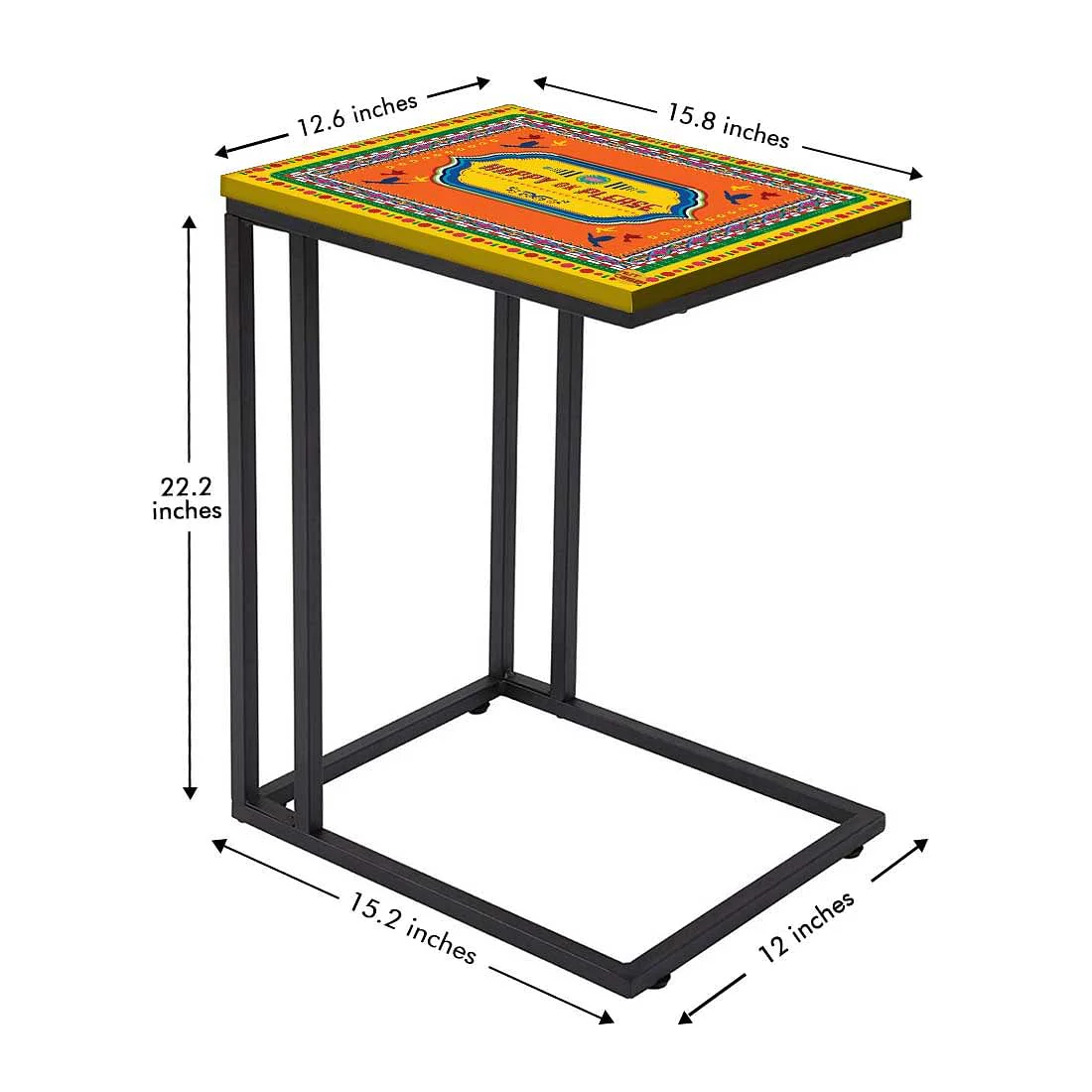 Designer C Shaped Bedside Table - Happy Ok Please - Image 5