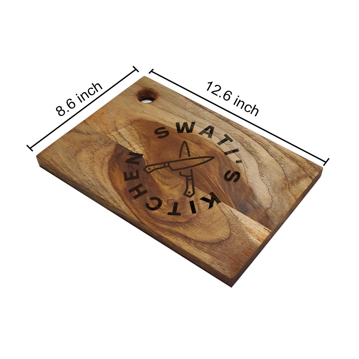 Engraved Cutting Board Wooden Vegetable Chopping Stand-Add Your Name - Image 5