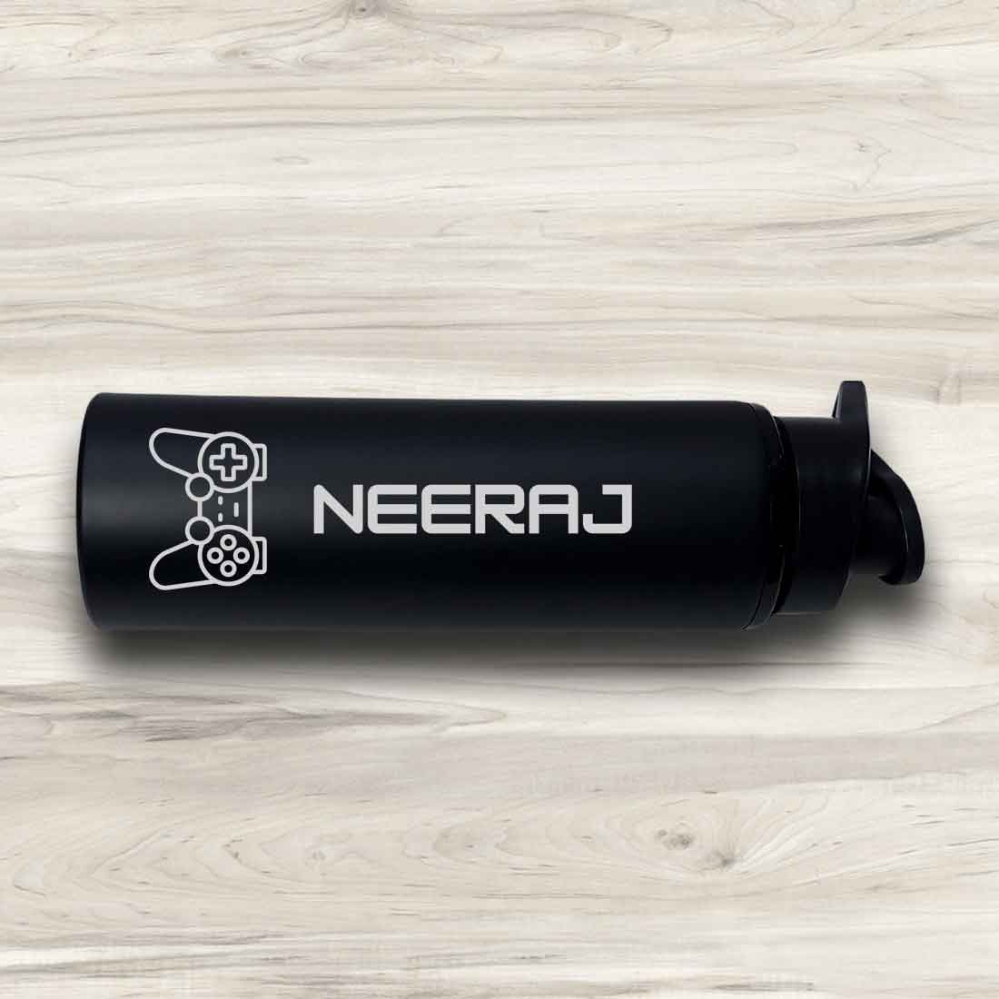 Customized Engraved Water Bottle Stainless Steel for Office - Video Game - Image 4