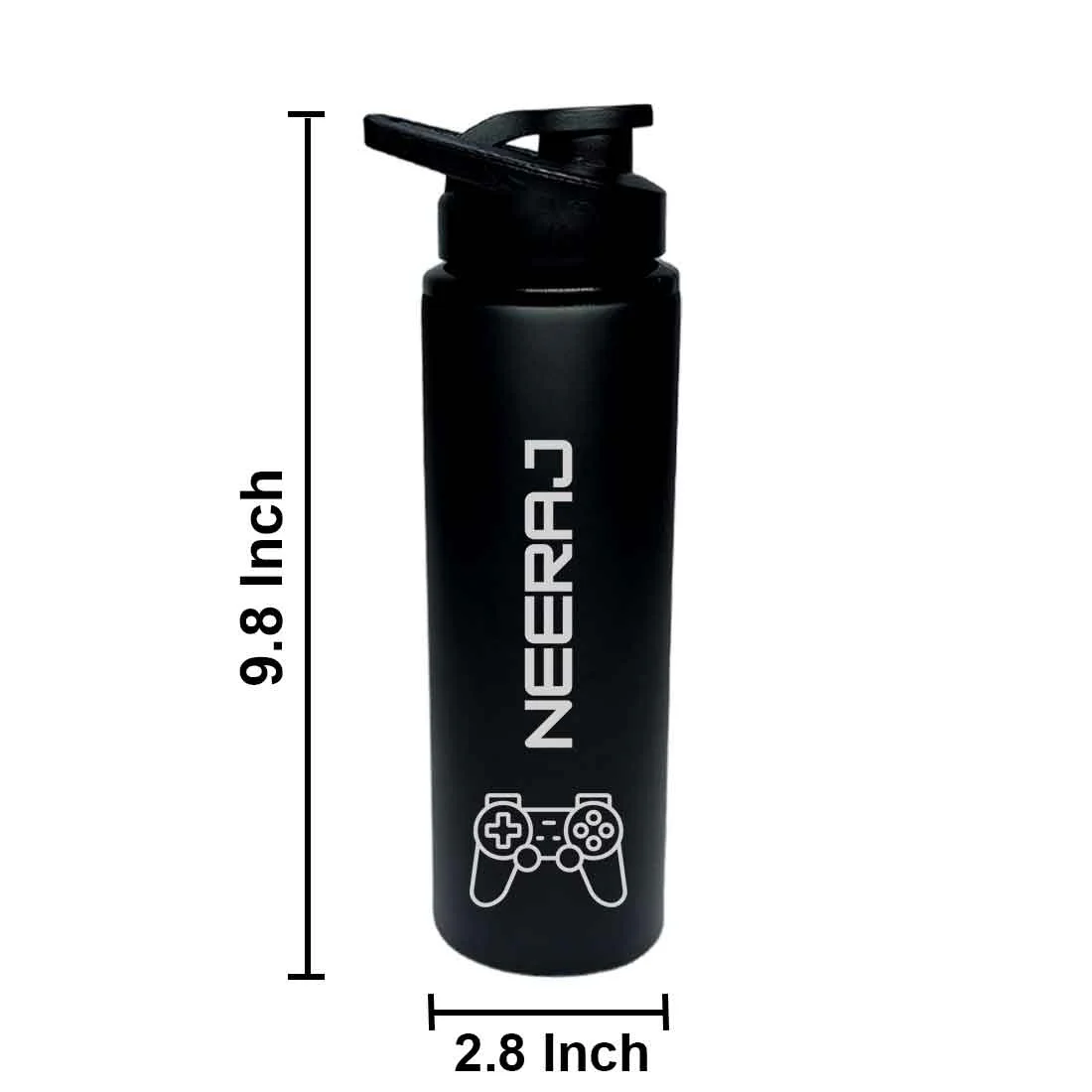 Customized Engraved Water Bottle Stainless Steel for Office - Video Game - Image 7
