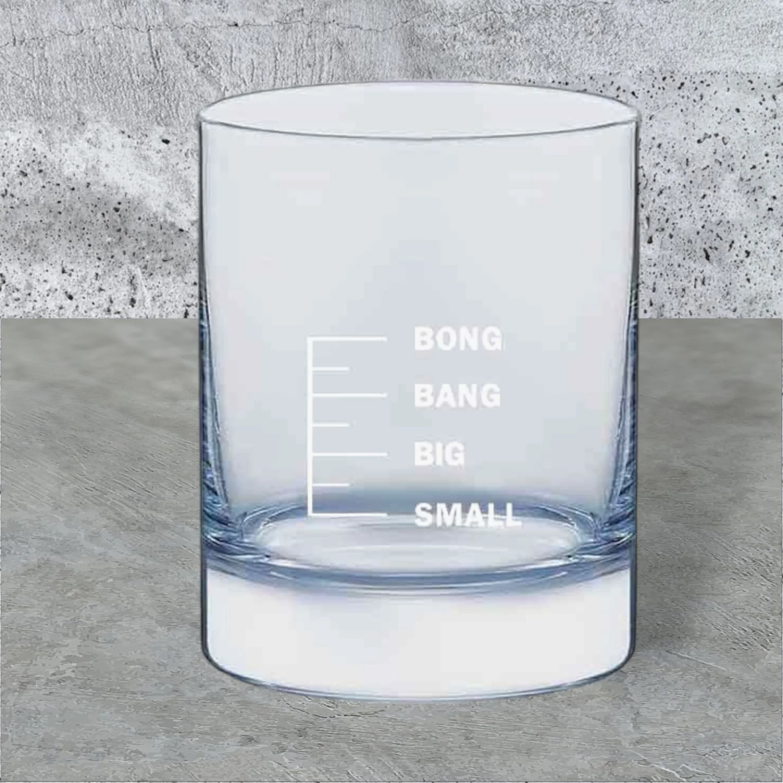Whiskey Glasses Bar Glass for Drinking Bourbon - BONG BANG BIG SMALL - Image 5