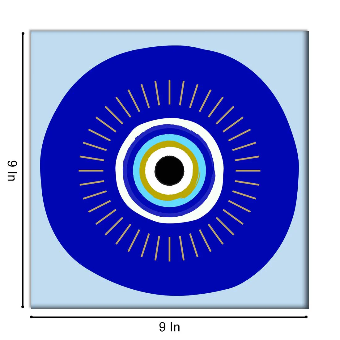 Home Wall Art Décor Hanging Panels for Bedroom Office Decoration - Evil Eye Protector - Image 9