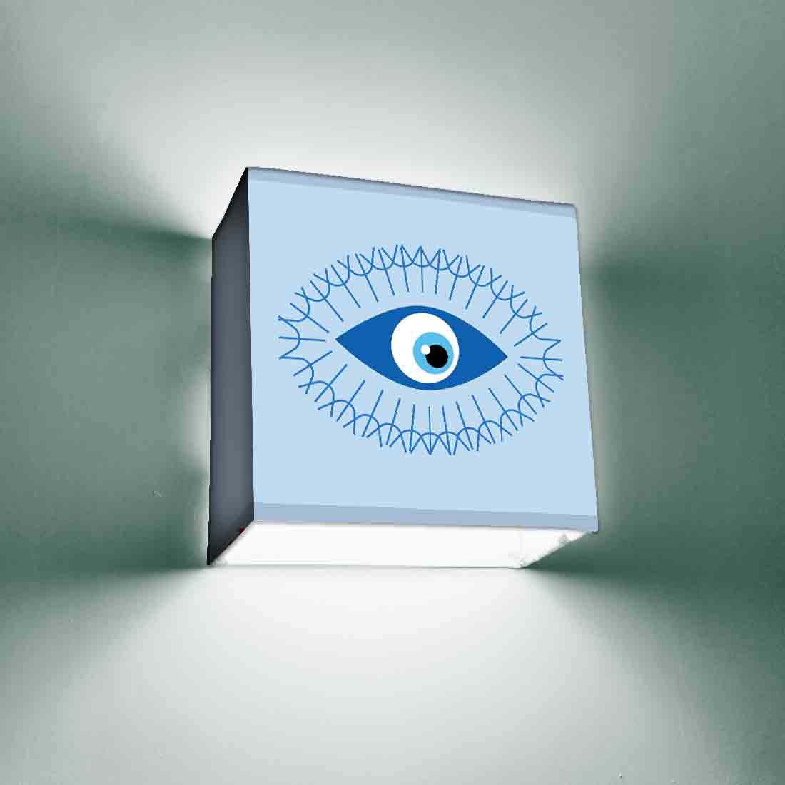 Design Square Wall Lamp for Bedroom Living Room Decor - Evil Eye Protector - Image 10