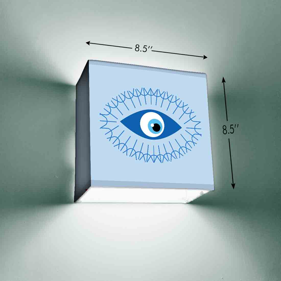 Design Square Wall Lamp for Bedroom Living Room Decor - Evil Eye Protector - Image 11