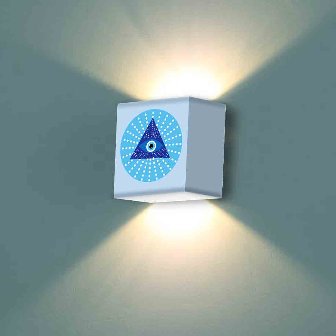 Design Square Wall Lamp for Bedroom Living Room Decor - Evil Eye Protector - Image 15