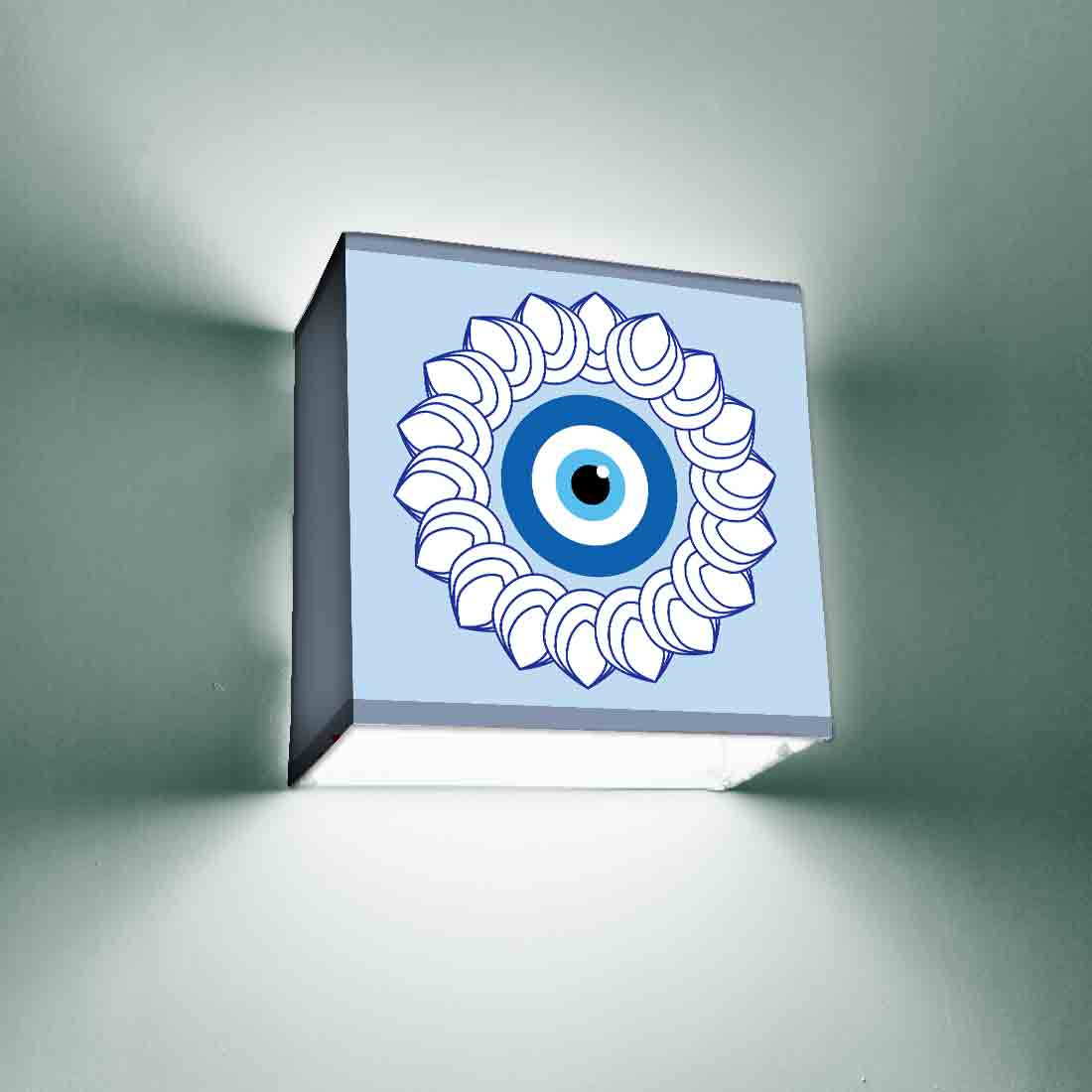 Design Square Wall Lamp for Bedroom Living Room Decor - Evil Eye Protector - Image 5