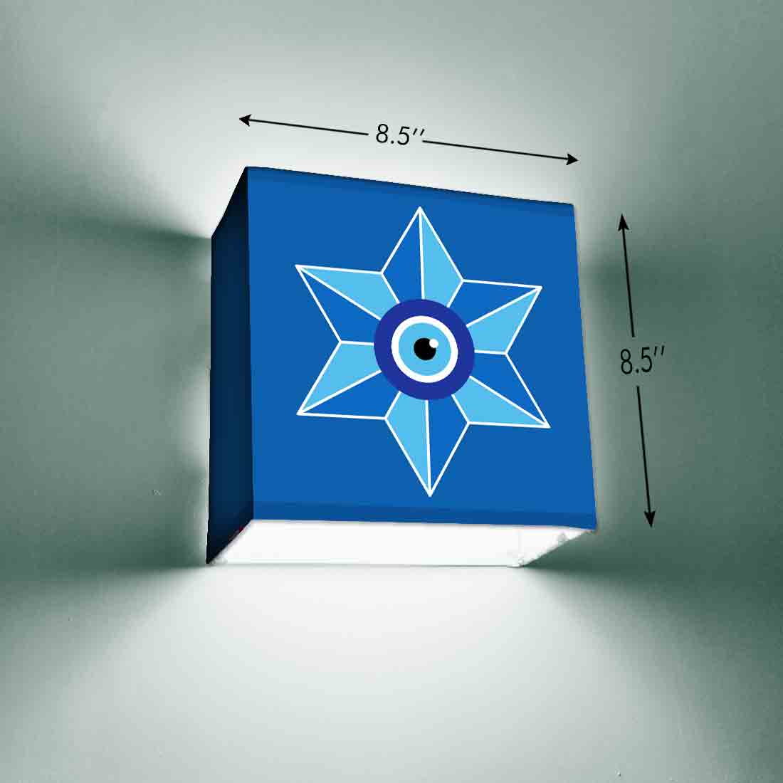 Square Shape Night Wall Lamp for Living Room Kids Bedroom - Evil Eye Protector - Image 11