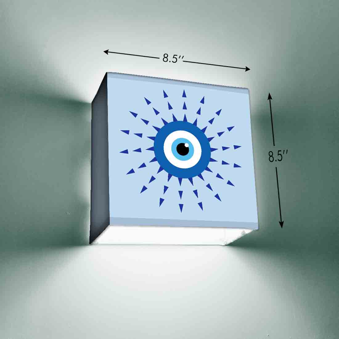 Square Shape Night Wall Lamp for Living Room Kids Bedroom - Evil Eye Protector - Image 13