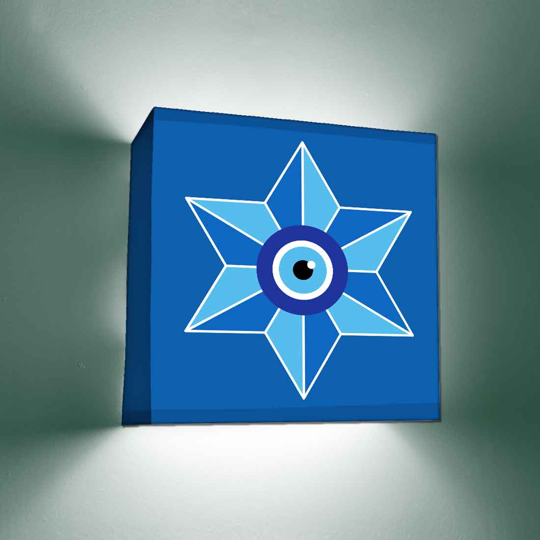 Square Shape Night Wall Lamp for Living Room Kids Bedroom - Evil Eye Protector - Image 16