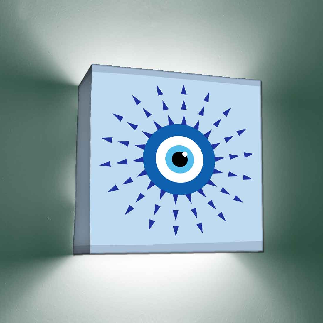 Square Shape Night Wall Lamp for Living Room Kids Bedroom - Evil Eye Protector - Image 17