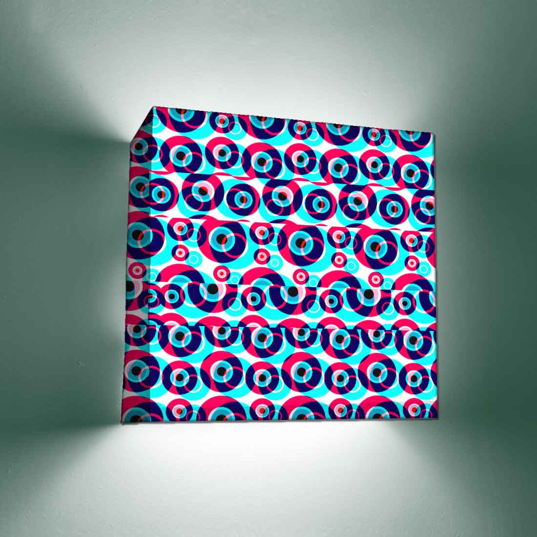 Square Shape Night Wall Lamp for Living Room Kids Bedroom - Evil Eye Protector - Image 3