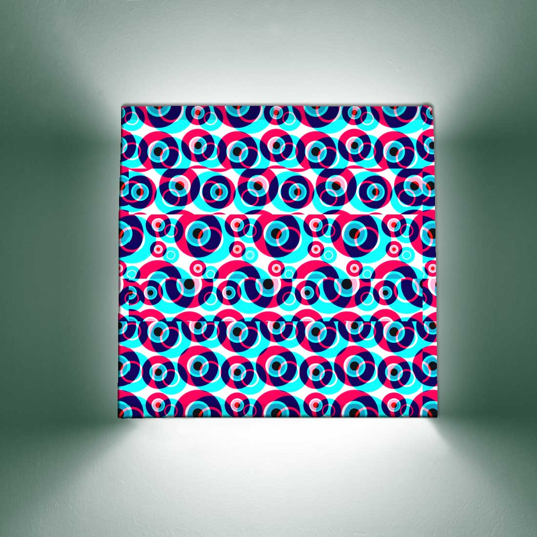 Square Shape Night Wall Lamp for Living Room Kids Bedroom - Evil Eye Protector - Image 6