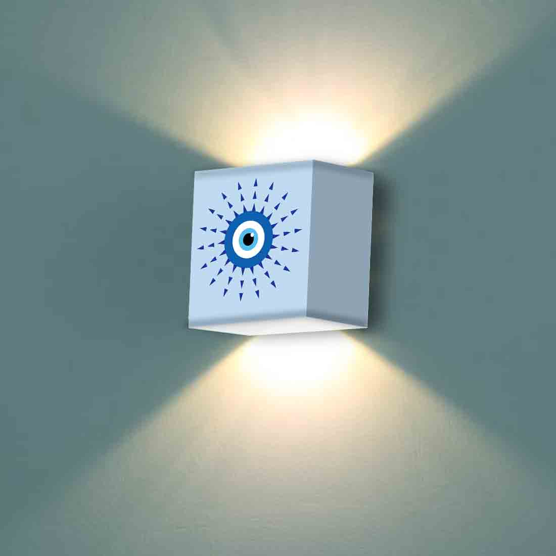 Square Shape Night Wall Lamp for Living Room Kids Bedroom - Evil Eye Protector - Image 7
