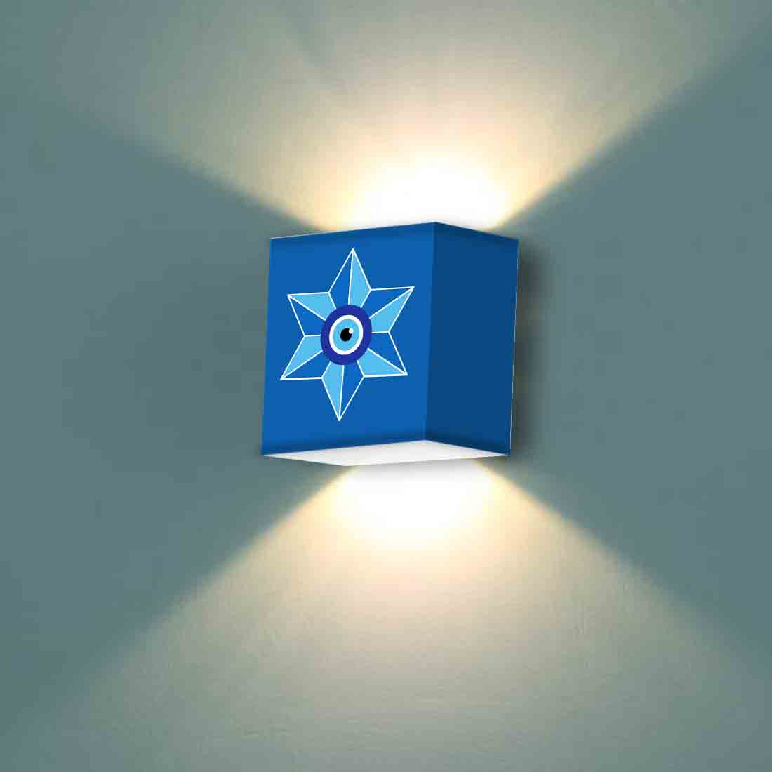 Square Shape Night Wall Lamp for Living Room Kids Bedroom - Evil Eye Protector - Image 8