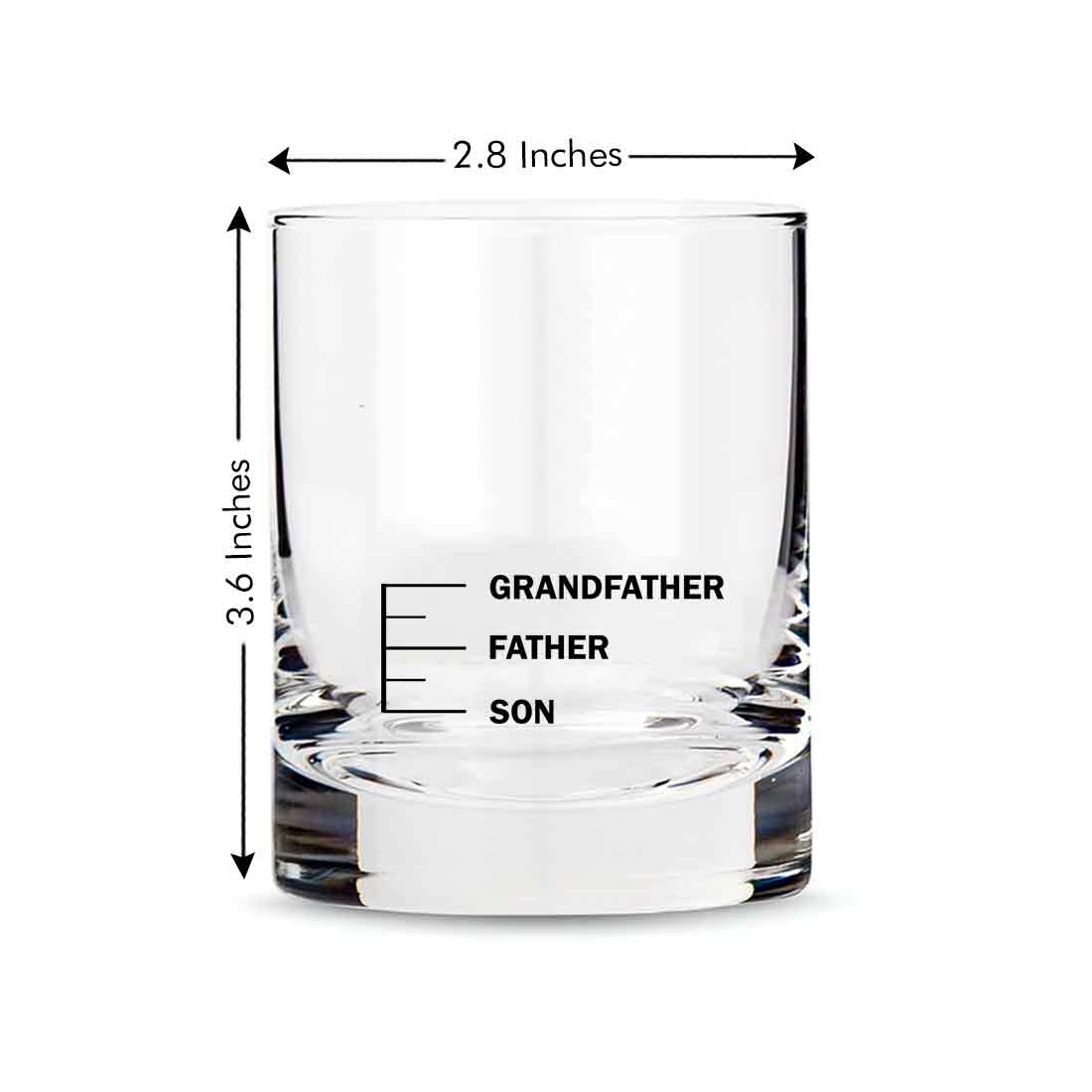 Fathers Day Presents Whiskey Glass With Measurements - Father Son - Image 10