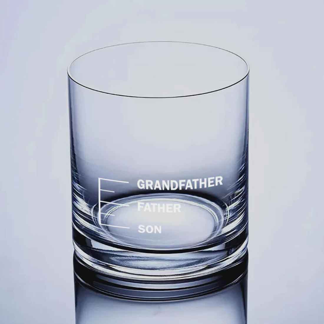 Fathers Day Presents Whiskey Glass With Measurements - Father Son - Image 5
