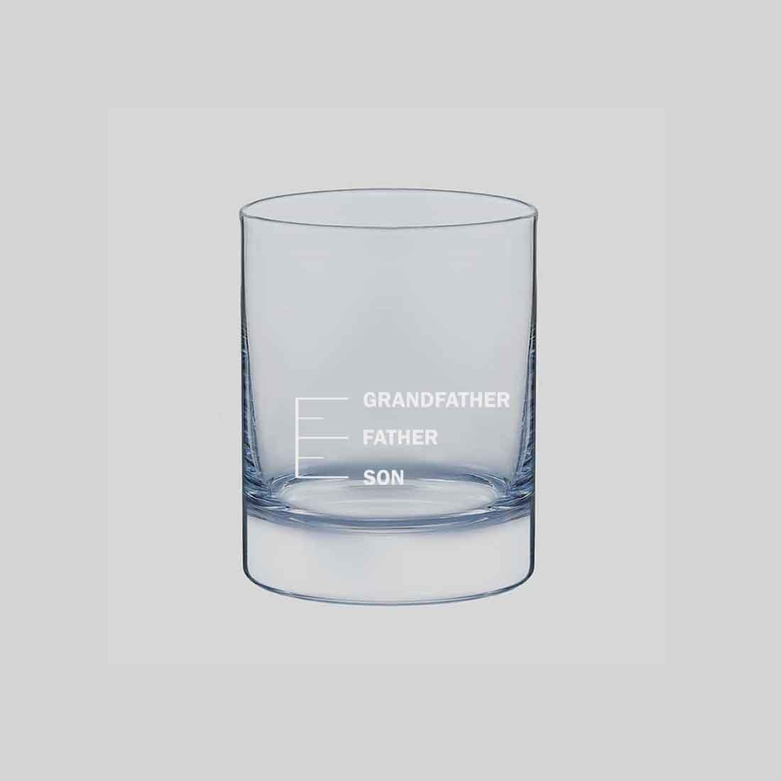 Fathers Day Presents Whiskey Glass With Measurements - Father Son - Image 6