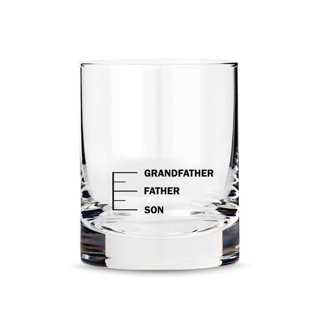 Fathers Day Presents Whiskey Glass With Measurements - Father Son - Image 9