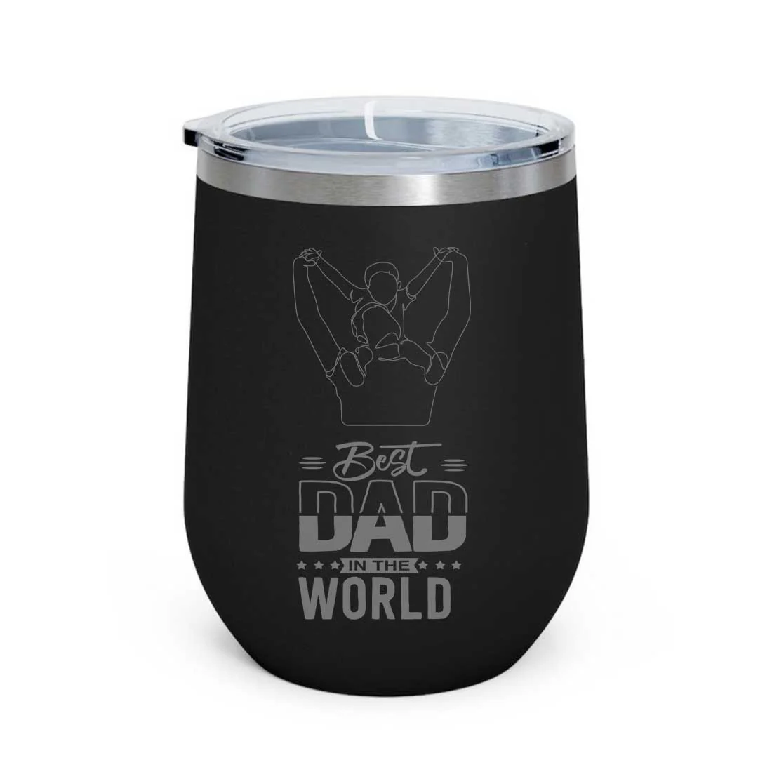 Dads Fathers Day Gifts Travel Coffee Mug Tumbler With Lid - Best Dad - Image 3