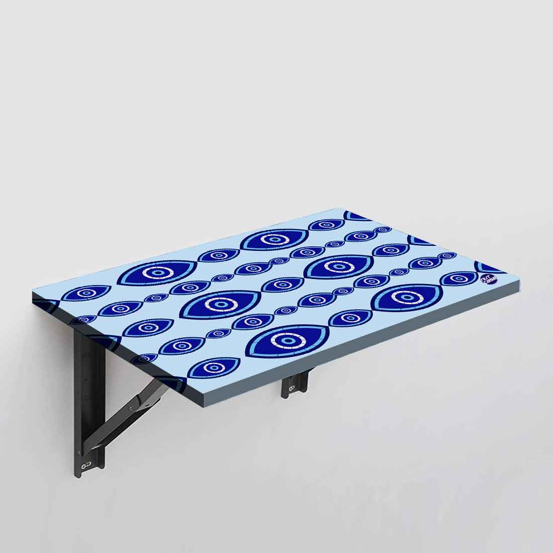 Modern Wall Mounted Foldable Study Table for Children - Evil Eye Protector - Image 4
