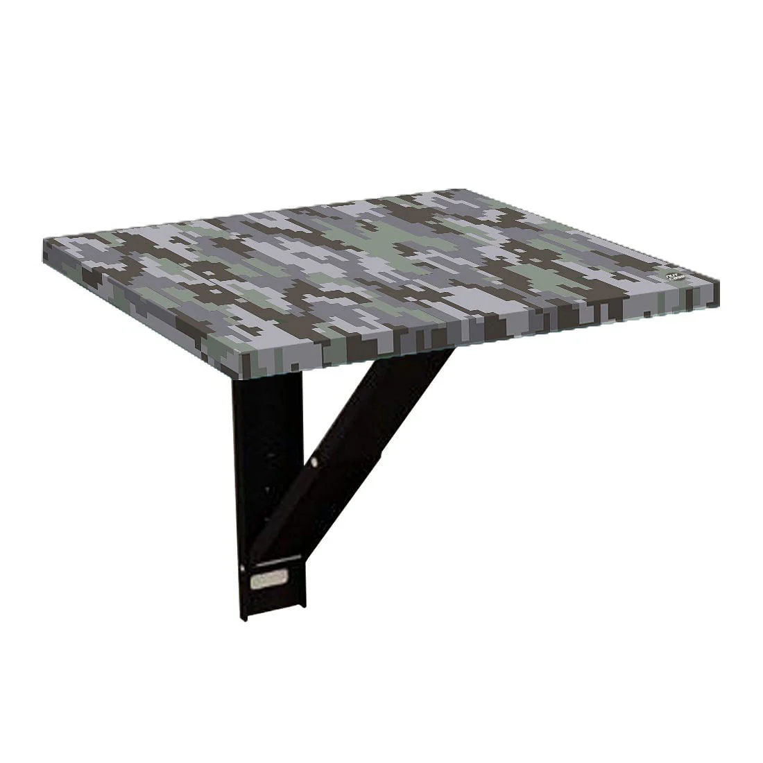 Luxury Bedside Table Wall Mount Stylish - Gray Camouflage - Image 6