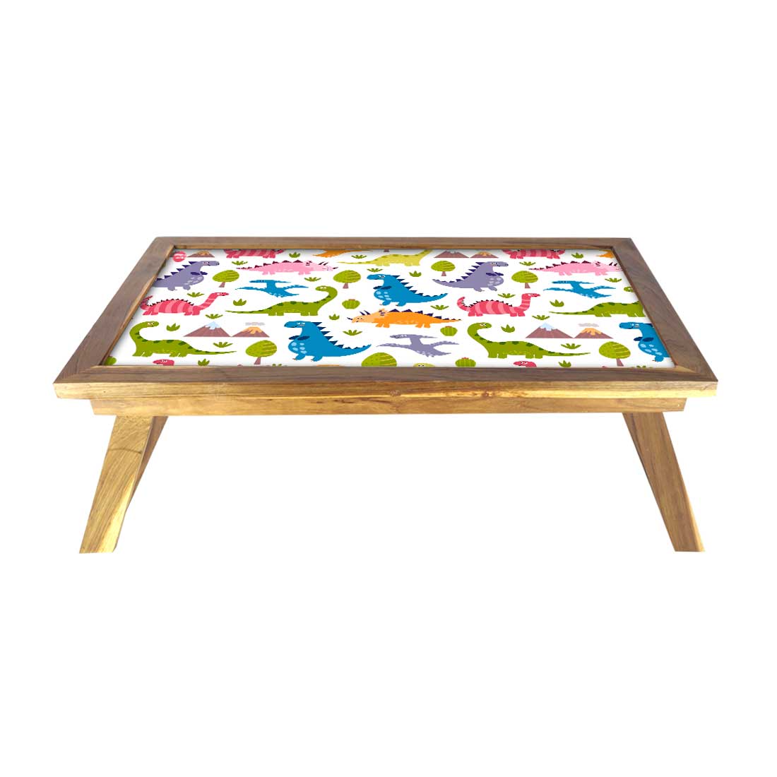 Folding Laptop Table for Home Bed Breakfast Tables Foldable  - Cute Dinosaur - Image 2