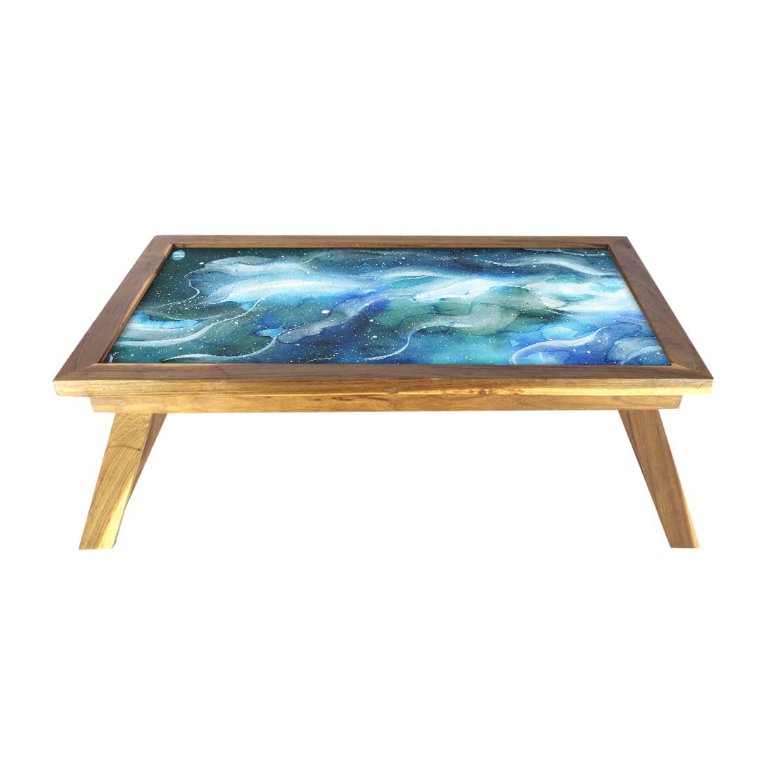 Folding Bed Breakfast Table Long Study Laptop Desk for Home - Space - Image 2