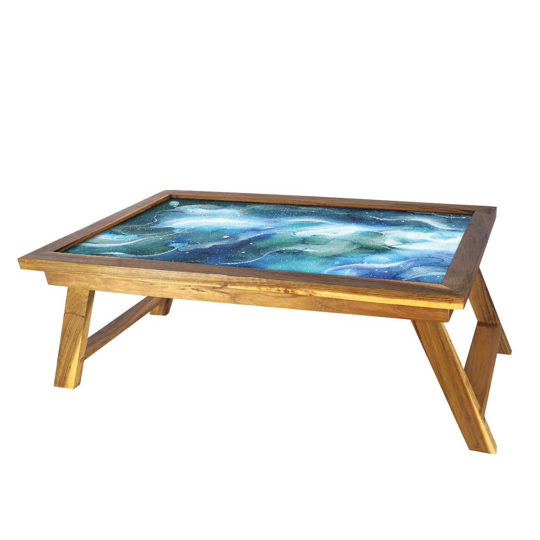 Folding Bed Breakfast Table Long Study Laptop Desk for Home - Space - Image 3