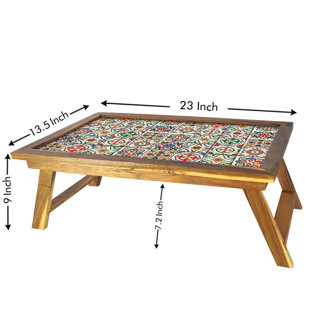 Designer Lapdesk Tray Table for Breakfast in Bed Study Desk - Mexican Style - Image 5