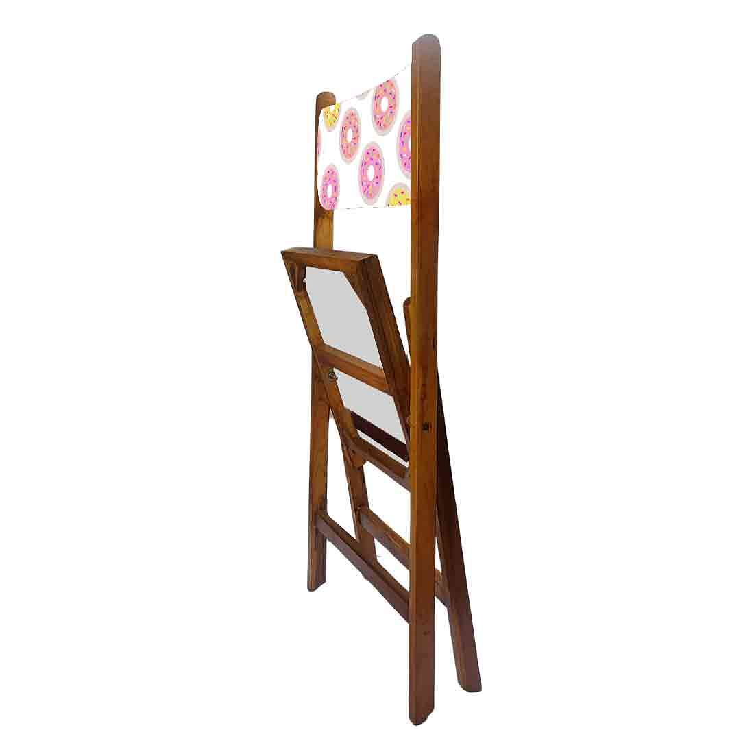 Nutcase Folding Wooden Chair - Colorful Donuts - Image 6