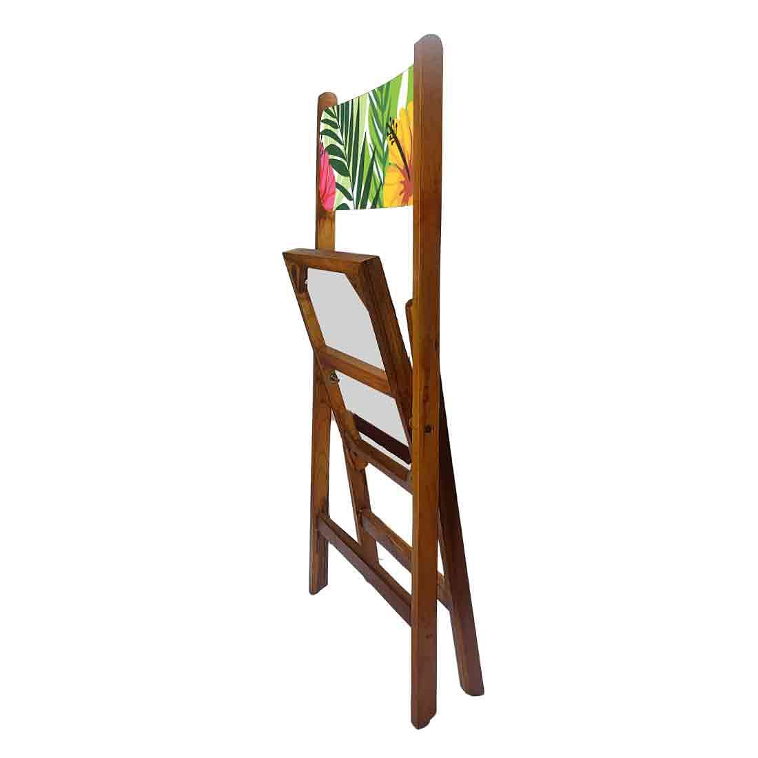 Nutcase Folding Chair For Home Dining - Yellow Hibiscus - Image 6