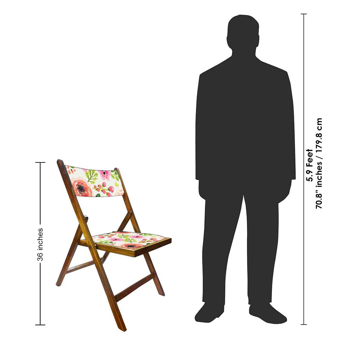 Nutcase Wooden Chairs for adults - Baby Floral - Image 8