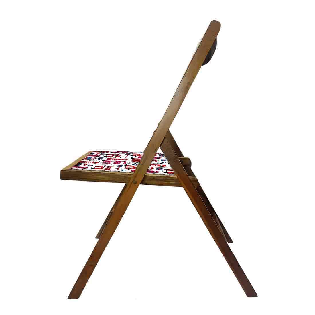 Nutcase Folding Wooden Chair For Home  -  Van - Image 7